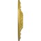Ekena Millwork Tristan Ceiling Medallion (Fits Canopies up to 5 1/2"), Hand-Painted Rich Gold, 26"OD x 3"P CM26TNRGS - alternate 2